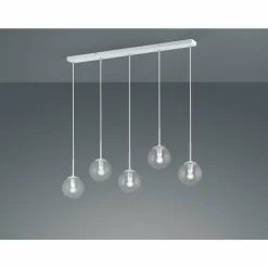 Luminaires Trio Suspension Trio Balini LED Blanc, 5 lumières