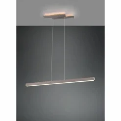 Luminaires Trio Suspension Trio Belfast LED Nickel mat, 1 lumière* Suspensions