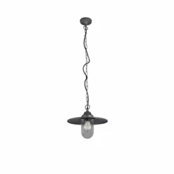 Lampes Vintages & Rétros-Luminaires Trio Suspension Trio Brenta Anthracite, 1 lumière