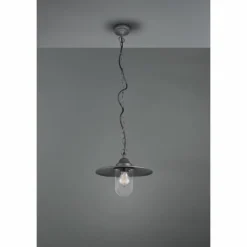 Lampes Vintages & Rétros-Luminaires Trio Suspension Trio Brenta Anthracite, 1 lumière