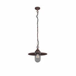 Lampes Vintages & Rétros-Luminaires Trio Suspension Trio Brenta Rouille, 1 lumière