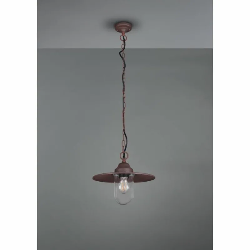 Lampes Vintages & Rétros-Luminaires Trio Suspension Trio Brenta Rouille, 1 lumière
