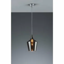 Luminaires Rustiques-Luminaires Trio Suspension Trio CALAIS Aluminium, 1 lumière