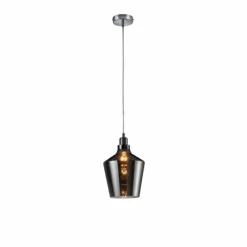 Luminaires Rustiques-Luminaires Trio Suspension Trio CALAIS Aluminium, 1 lumière