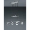 Luminaires Trio Suspension Trio CORLAND II LED Chrome, 4 lumières* Suspensions