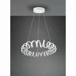 Luminaires Trio Suspension Trio Curl LED Blanc, 1 lumière* Suspensions
