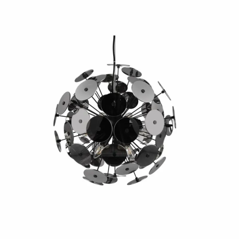 Luminaires Trio Suspension Trio Discalgo Noir, 6 lumières