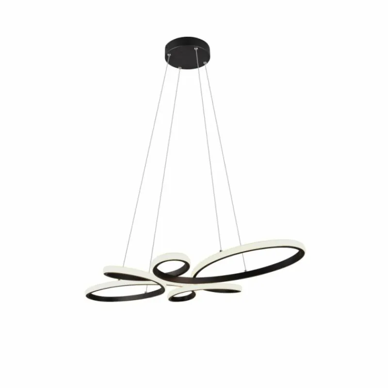 Luminaires Trio Suspension Trio FLY LED Noir, 1 lumière* Éclairage Led