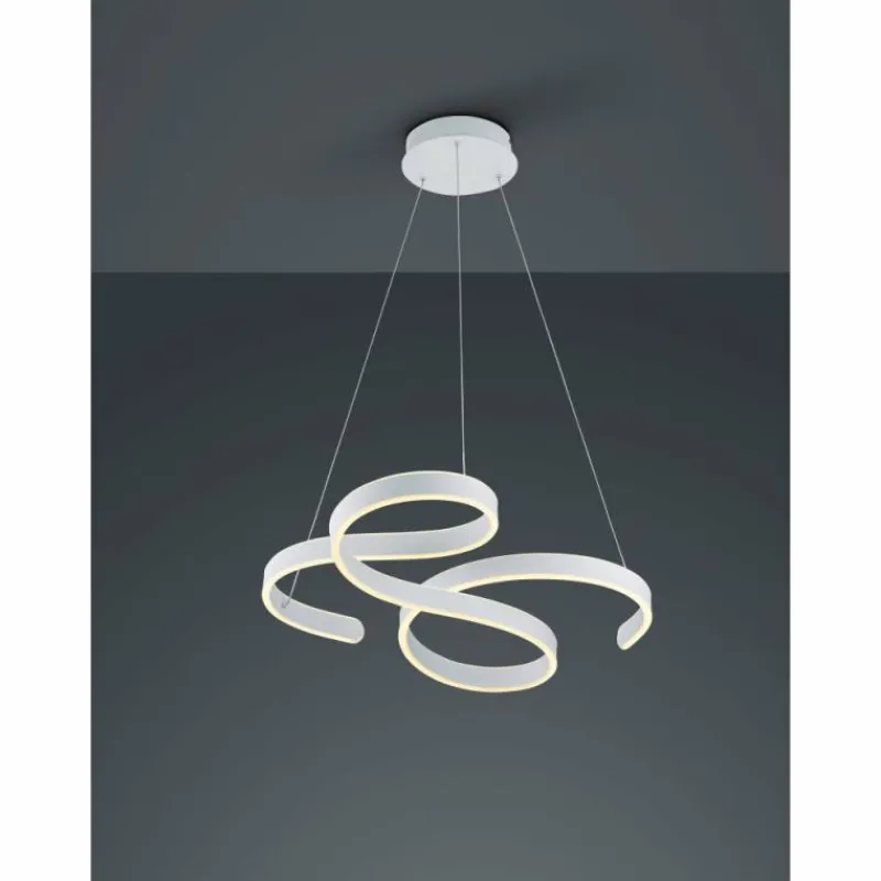 Luminaires Trio Suspension Trio Francis LED Blanc, 1 lumière* Éclairage Led