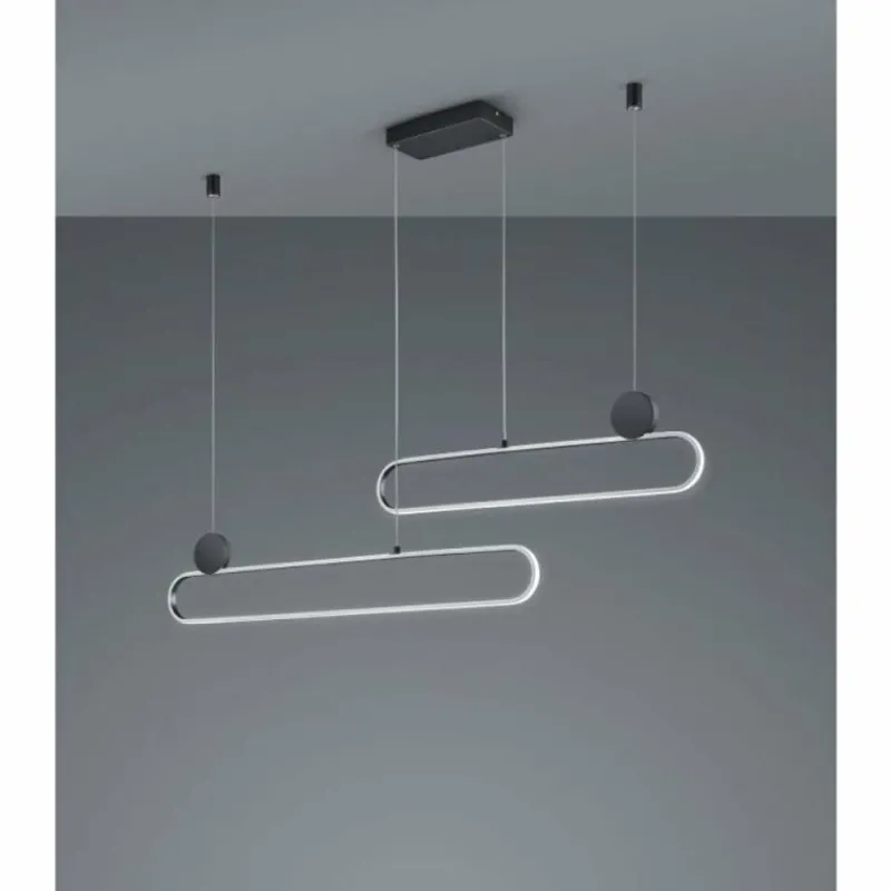 Luminaires Trio Suspension Trio Grant LED Aluminium, 1 lumière* Suspensions