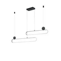 Luminaires Trio Suspension Trio Grant LED Aluminium, 1 lumière* Suspensions