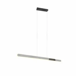Luminaires Trio Suspension Trio Helios LED Aluminium brossé, 1 lumière* Éclairage Led