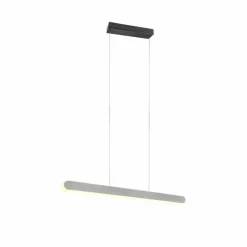 Luminaires Trio Suspension Trio Helios LED Aluminium brossé, 1 lumière* Éclairage Led