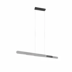 Luminaires Trio Suspension Trio Helios LED Aluminium brossé, 1 lumière* Éclairage Led