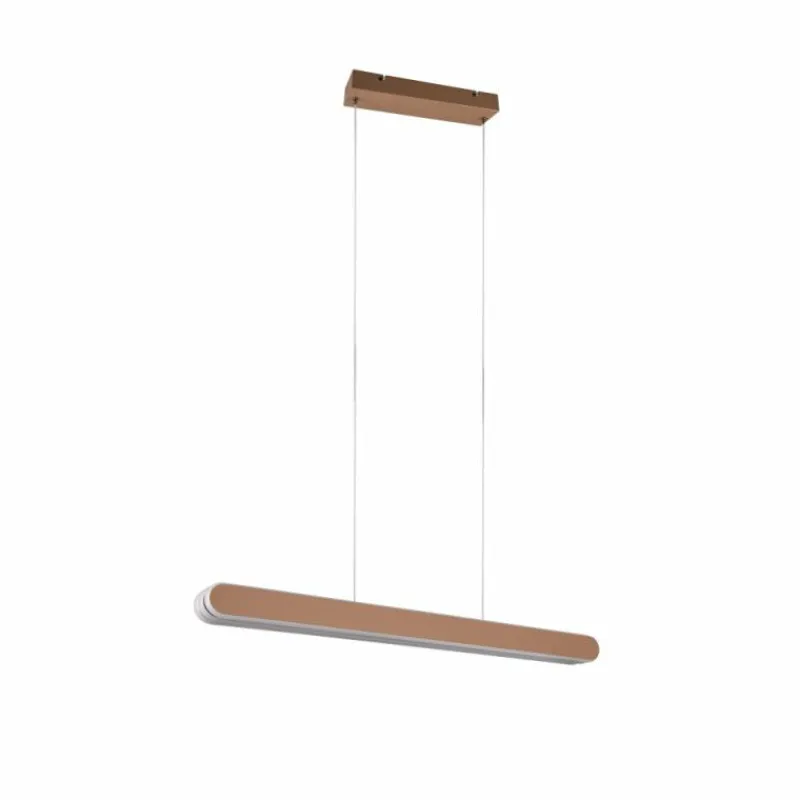 Luminaires Trio Suspension Trio Helios LED Brun, 1 lumière* Éclairage Led