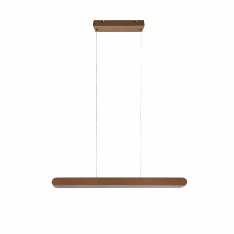 Luminaires Trio Suspension Trio Helios LED Brun, 1 lumière* Éclairage Led