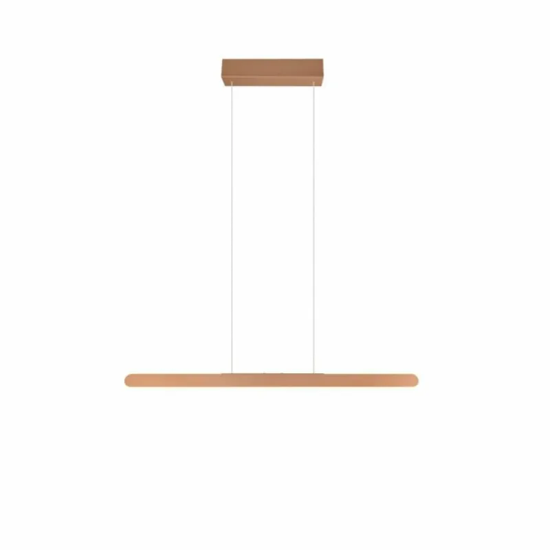 Luminaires Trio Suspension Trio HELIOS LED Brun, 1 lumière* Éclairage Led