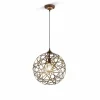 Lampes Vintages & Rétros-Luminaires Trio Suspension Trio JACOB Brun foncé, Cuivre, 1 lumière