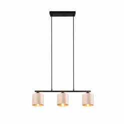 Luminaires Trio Suspension Trio JULIETA Noir, 3 lumières* Suspensions