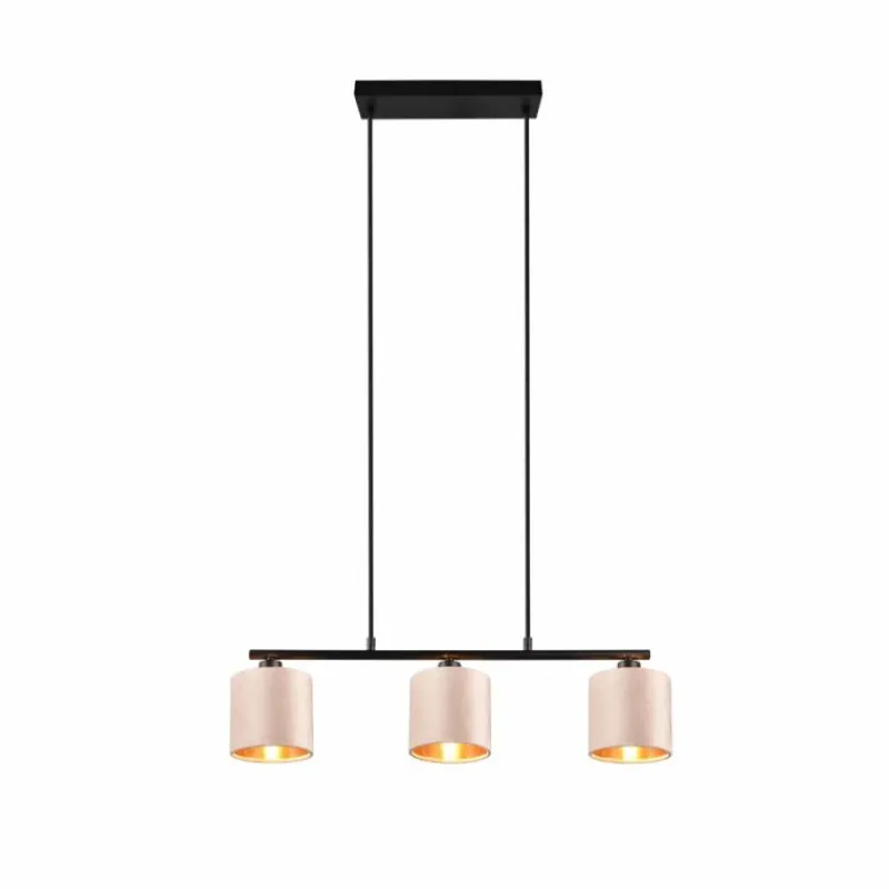 Luminaires Trio Suspension Trio JULIETA Noir, 3 lumières* Suspensions
