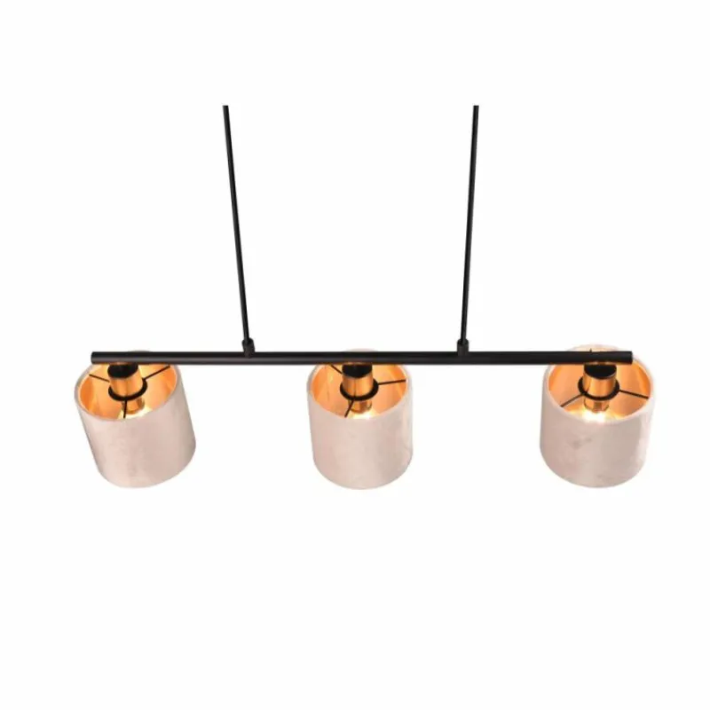 Luminaires Trio Suspension Trio JULIETA Noir, 3 lumières* Suspensions