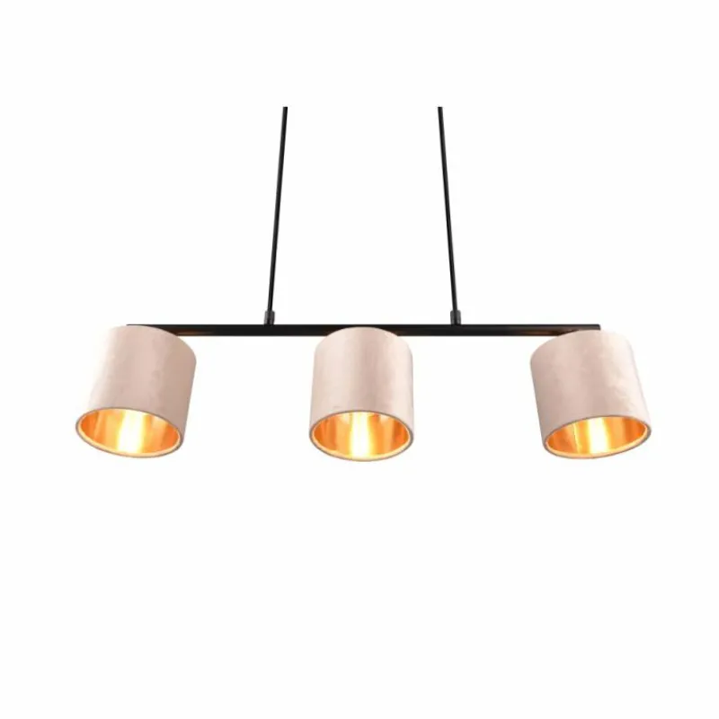 Luminaires Trio Suspension Trio JULIETA Noir, 3 lumières* Suspensions