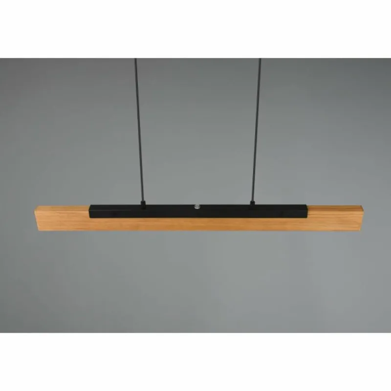 Lampes Vintages & Rétros-Luminaires Trio Suspension Trio Kerala LED Noir, 1 lumière