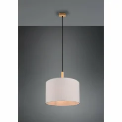 Lampes En Tissu-Luminaires Trio Suspension Trio Korba Brun, 1 lumière