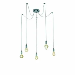 Luminaires Trio Suspension Trio Leuchten Cord Gris, 5 lumières* Suspensions