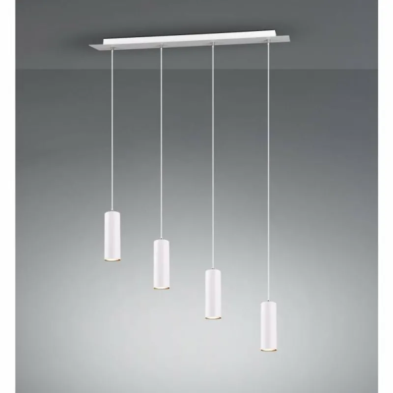 Luminaires Trio Suspension Trio Leuchten MARLEY Blanc, 4 lumières* Suspensions