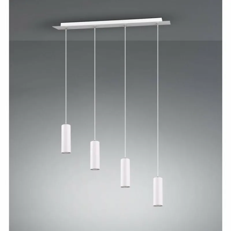 Luminaires Trio Suspension Trio Leuchten MARLEY Blanc, 4 lumières* Suspensions