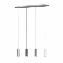 Luminaires Trio Suspension Trio Leuchten MARLEY Nickel mat, 4 lumières* Suspensions