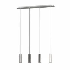 Luminaires Trio Suspension Trio Leuchten MARLEY Nickel mat, 4 lumières* Suspensions