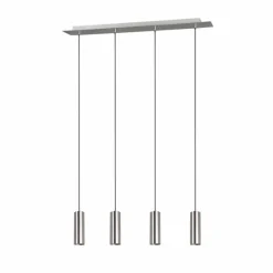 Luminaires Trio Suspension Trio Leuchten MARLEY Nickel mat, 4 lumières* Suspensions