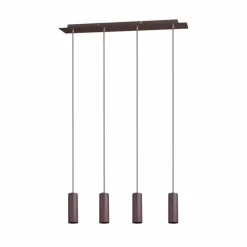 Luminaires Trio Suspension Trio Leuchten MARLEY Rouille, 4 lumières* Suspensions
