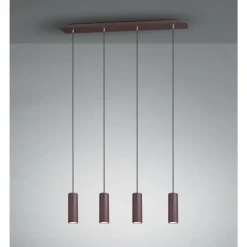 Luminaires Trio Suspension Trio Leuchten MARLEY Rouille, 4 lumières* Suspensions