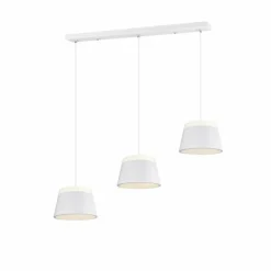 Luminaires Rustiques-Luminaires Trio Suspension Trio Leuchten BARONESS Blanc, 6 lumières