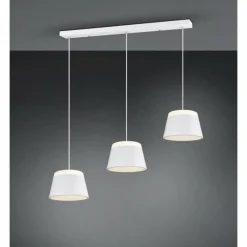 Luminaires Rustiques-Luminaires Trio Suspension Trio Leuchten BARONESS Blanc, 6 lumières