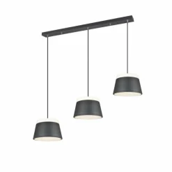 Luminaires Rustiques-Luminaires Trio Suspension Trio Leuchten BARONESS Anthracite, 6 lumières