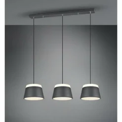 Luminaires Rustiques-Luminaires Trio Suspension Trio Leuchten BARONESS Anthracite, 6 lumières