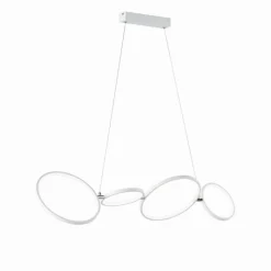 Luminaires Trio Suspension Trio Leuchten RONDO LED Blanc, 1 lumière* Éclairage Led