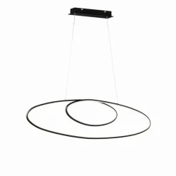 Luminaires Trio Suspension Trio Leuchten AVUS LED Noir, 1 lumière* Éclairage Led