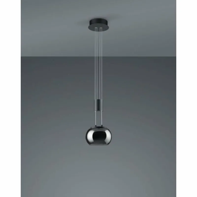 Luminaires Trio Suspension Trio Madison LED Noir, 1 lumière