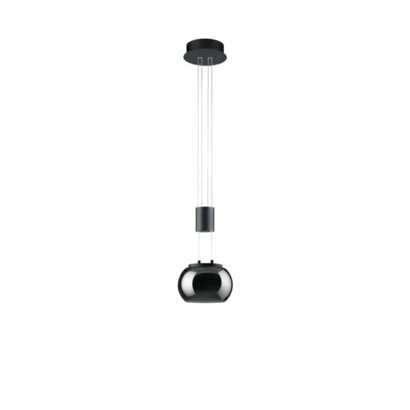 Luminaires Trio Suspension Trio Madison LED Noir, 1 lumière