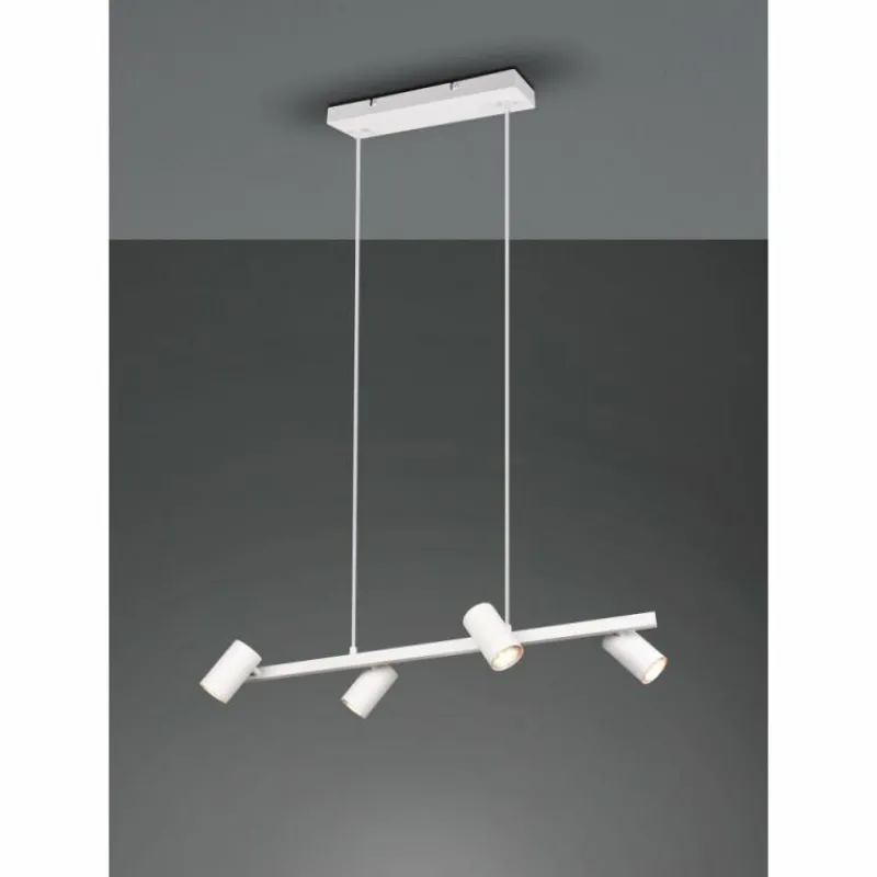 Luminaires Trio Suspension Trio MARLEY Blanc, 4 lumières* Suspensions