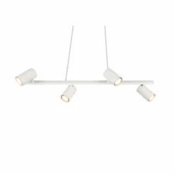 Luminaires Trio Suspension Trio MARLEY Blanc, 4 lumières* Suspensions