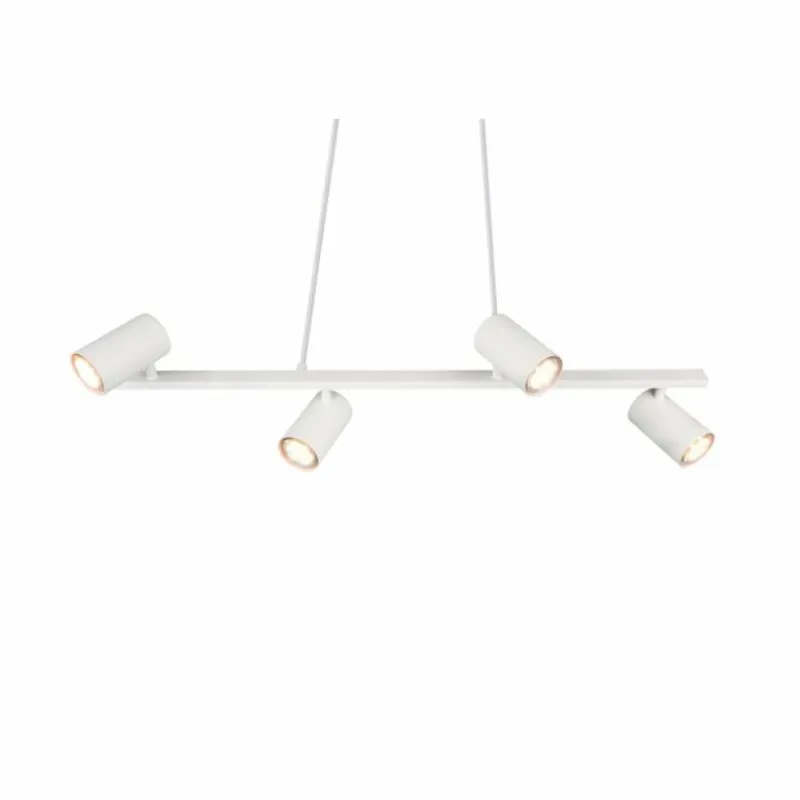 Luminaires Trio Suspension Trio MARLEY Blanc, 4 lumières* Suspensions