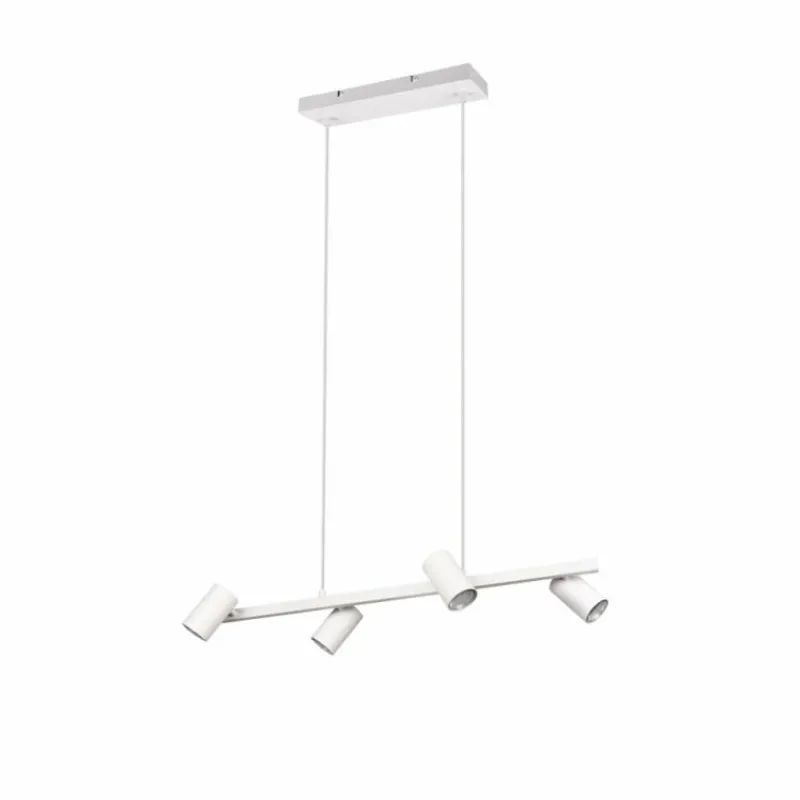 Luminaires Trio Suspension Trio MARLEY Blanc, 4 lumières* Suspensions