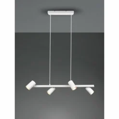 Luminaires Trio Suspension Trio MARLEY Blanc, 4 lumières* Suspensions