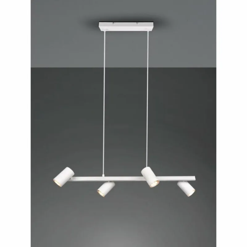 Luminaires Trio Suspension Trio MARLEY Blanc, 4 lumières* Suspensions